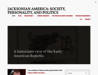 jacksonianamerica.com screenshot