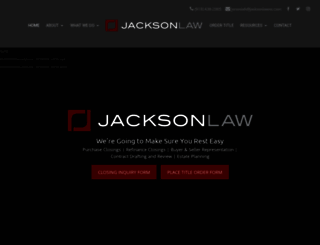 jacksonlawnc.com screenshot