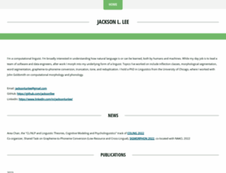 jacksonllee.com screenshot