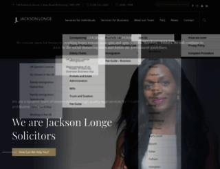 jacksonlonge.com screenshot