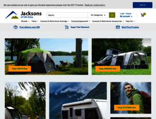 jacksonscamping.com screenshot