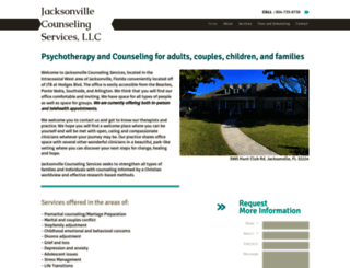 jacksonvillecounseling.net screenshot