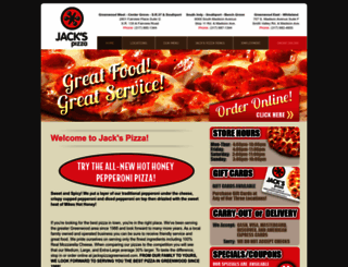 jackspizzagreenwood.com screenshot