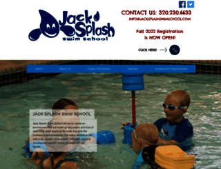 jacksplashswimschool.com screenshot