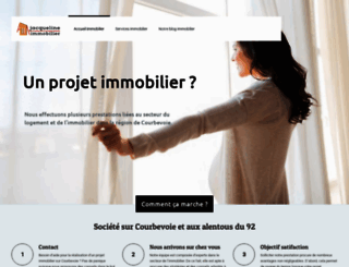 jacqueline-immobilier.com screenshot
