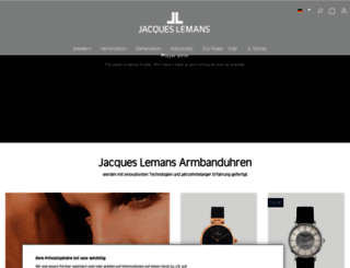 jacques-lemans.at screenshot