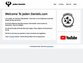 jadendaniels.com screenshot