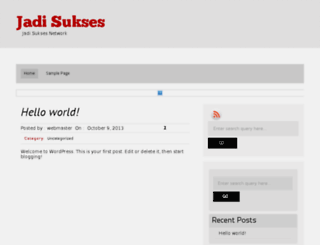 jadisukses.com screenshot