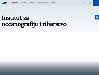 jadran.izor.hr screenshot