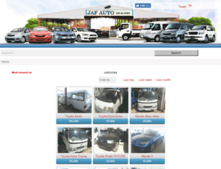 jafauto.co.bw screenshot
