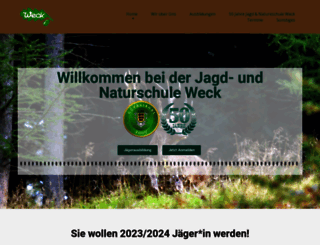 jagdschule-weck.de screenshot