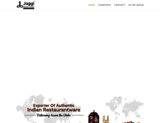 jaggiexportindia.com screenshot
