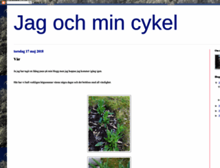 jagochmincykel.blogspot.se screenshot