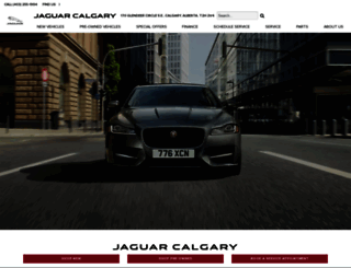 jaguarcalgary.com screenshot