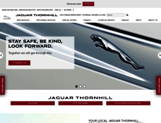 jaguarthornhill.ca screenshot