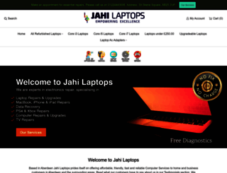 jahilaptops.co.uk screenshot
