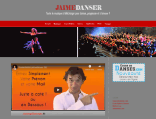 jaimedanser.fr screenshot