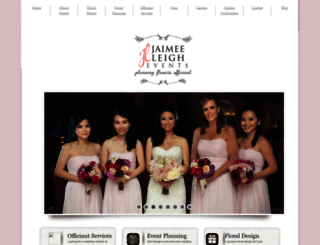 jaimeeleighevents.com screenshot