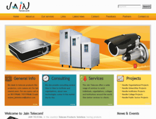 jaintelecom.com screenshot