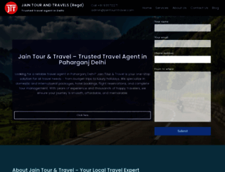 jaintourntravel.com screenshot