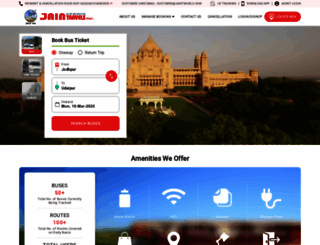 jaintravels.com screenshot