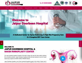 jaipurdoorbeenhospital.com screenshot