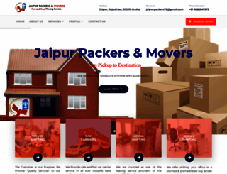 jaipurpackersandmovers.com screenshot