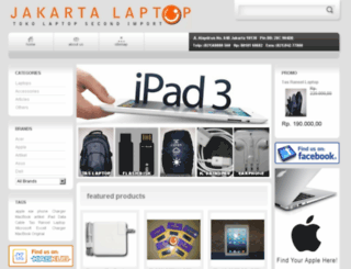 jakartalaptop.com screenshot
