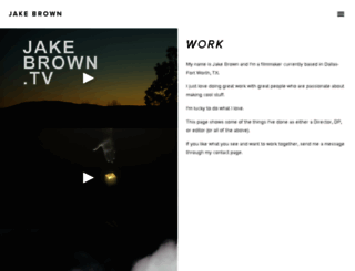 jakebrownproductions.com screenshot