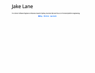 jakelane.me screenshot