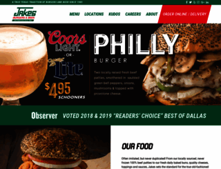 jakesburgers.net screenshot
