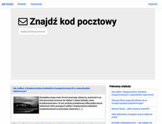 jaki-kod.pl screenshot