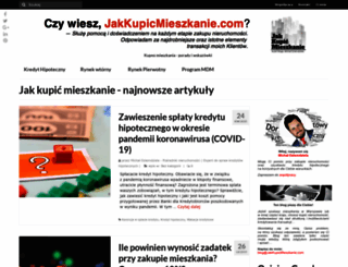 jakkupicmieszkanie.com screenshot
