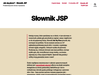 jaksiepisze.edu.pl screenshot