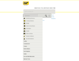 jalandhar.yellowpages.co.in screenshot
