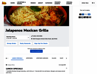 jalapenosmexicangrille.com screenshot
