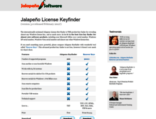 jalapenosoftware.com screenshot