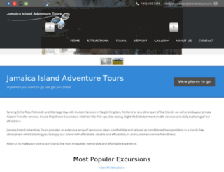 jamaicaislandadventuretours.com screenshot