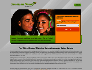jamaicandatingservice.com screenshot