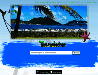 jamaicantranslator.com screenshot