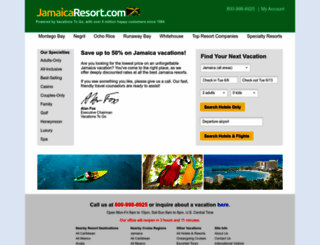 jamaicaresort.com screenshot