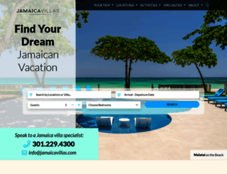jamaicavillas.com screenshot