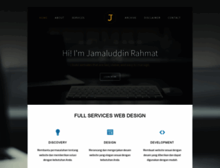 jamalrahmat.com screenshot
