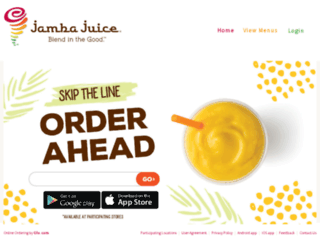 jambajuice.olo.com screenshot