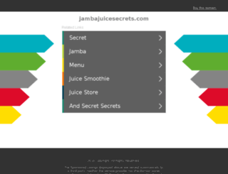 jambajuicesecrets.com screenshot