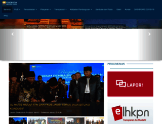 jambiprov.go.id screenshot