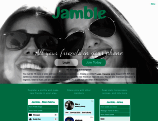 jamble.co.za screenshot