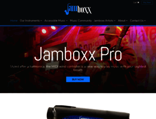 jamboxx.com screenshot