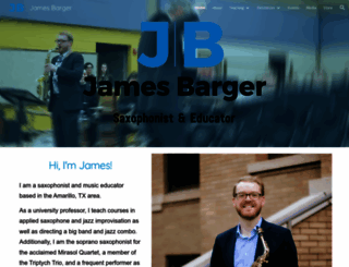james-barger.com screenshot