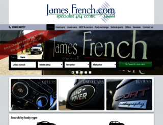 james-french.co.uk screenshot